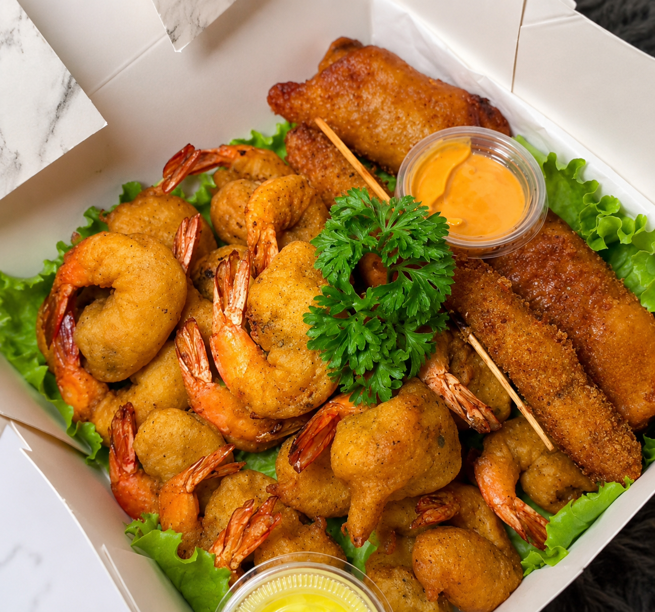 Beignets Crevettes