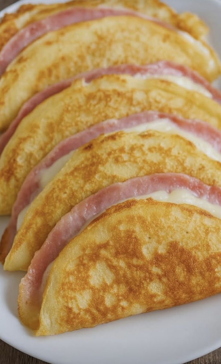 Crêpe jambon fromage